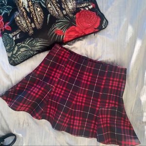Tartan/ Checked Pattern Skirt